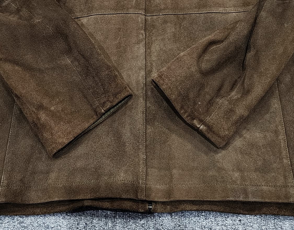 런던포그 산양가죽 스웨이드 빈티지 집업 자켓 100 상품이미지7