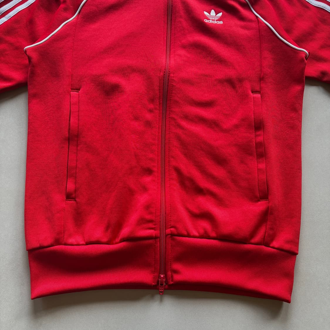 [L]아디다스 트레포일 SST 레드 트랙탑 져지 상품이미지5