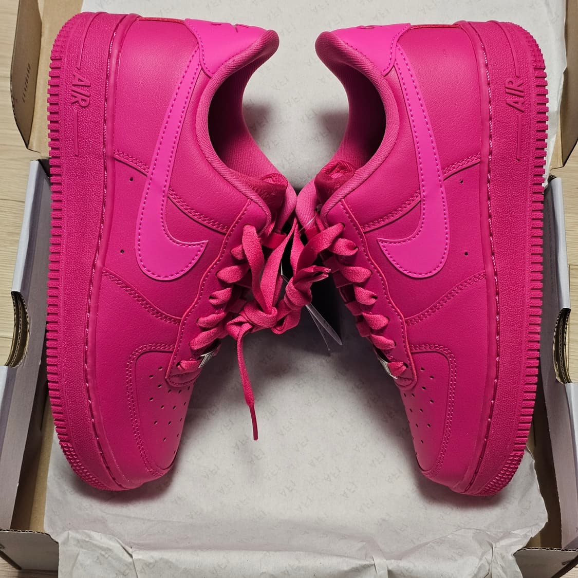 235 새제품) 나이키 에어포스 1 '07 파이어베리 피어스 핑크 상품이미지7