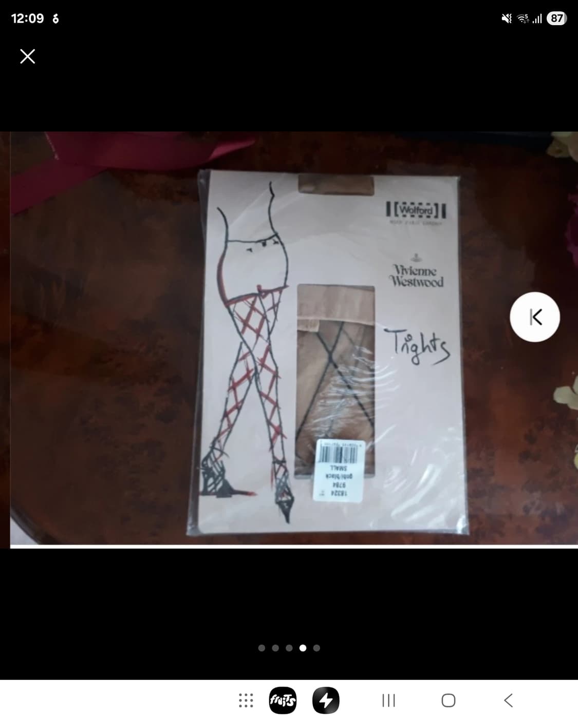 비비안웨스트우드 월포드 피쉬넷 그믈 스타킹 상품이미지4