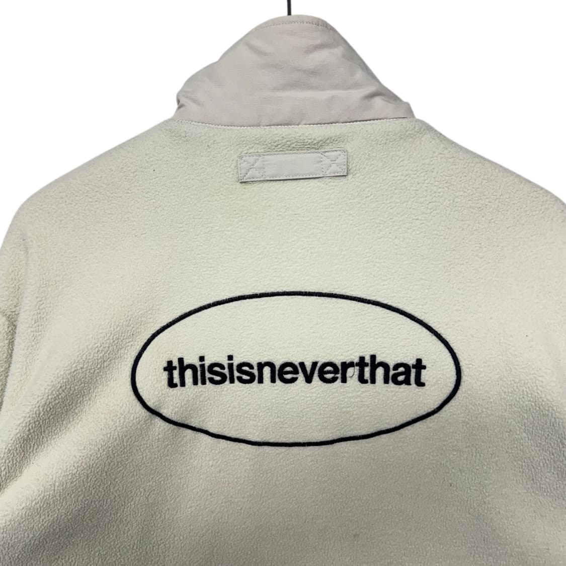 디스이즈네버댓 백로고 후리스 집업 상품이미지2