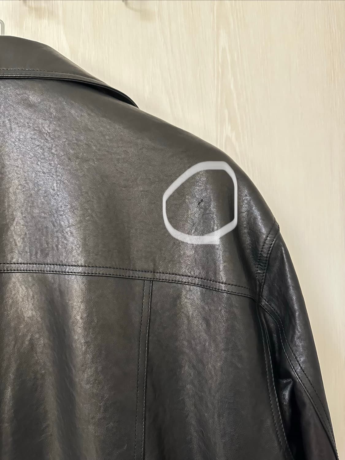 던스킨 램스킨 블루종 블랙 L사이즈 판매합니다. 상품이미지10