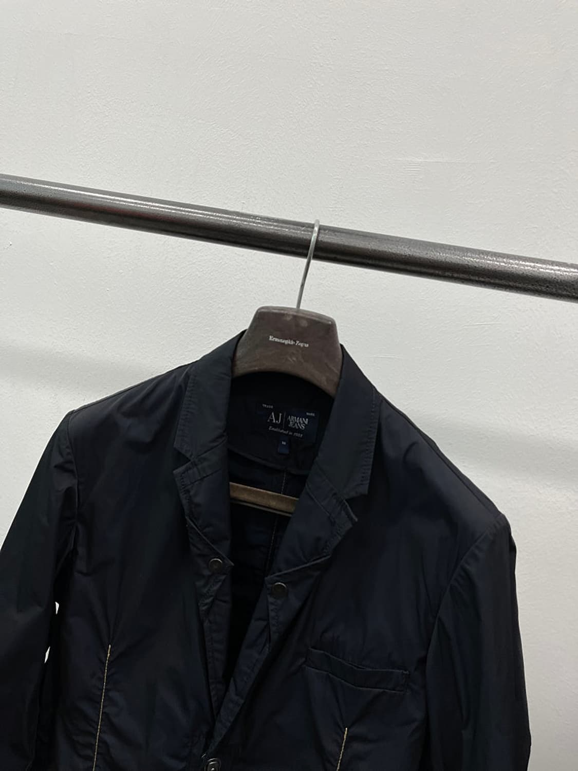 100) 알마니 블랙 폴리자켓  상품이미지3