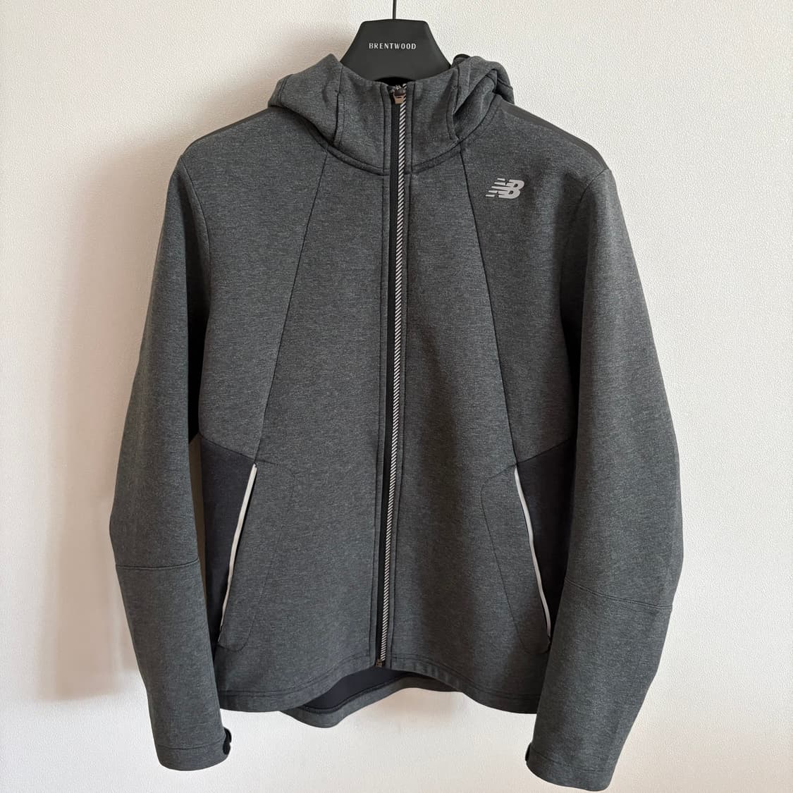 뉴발란스 그레이 후드 집업 자켓 95 상품이미지1