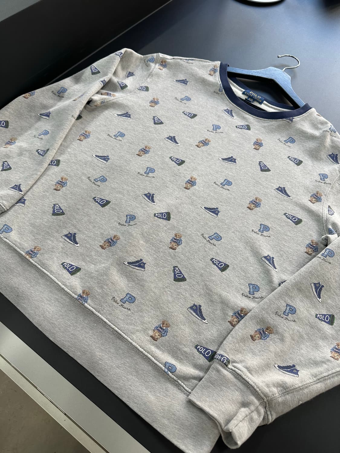 폴로랄프로렌 베어 그레이헤더 스웻맨투맨 상품이미지3