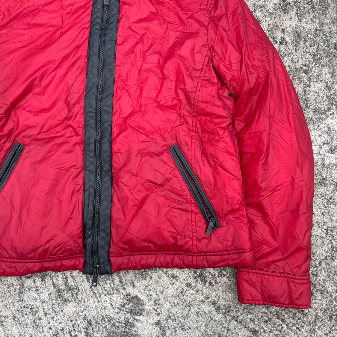 [M~L] 알마니 꼴레지오니 발수 나일론 후드 점퍼  상품이미지6