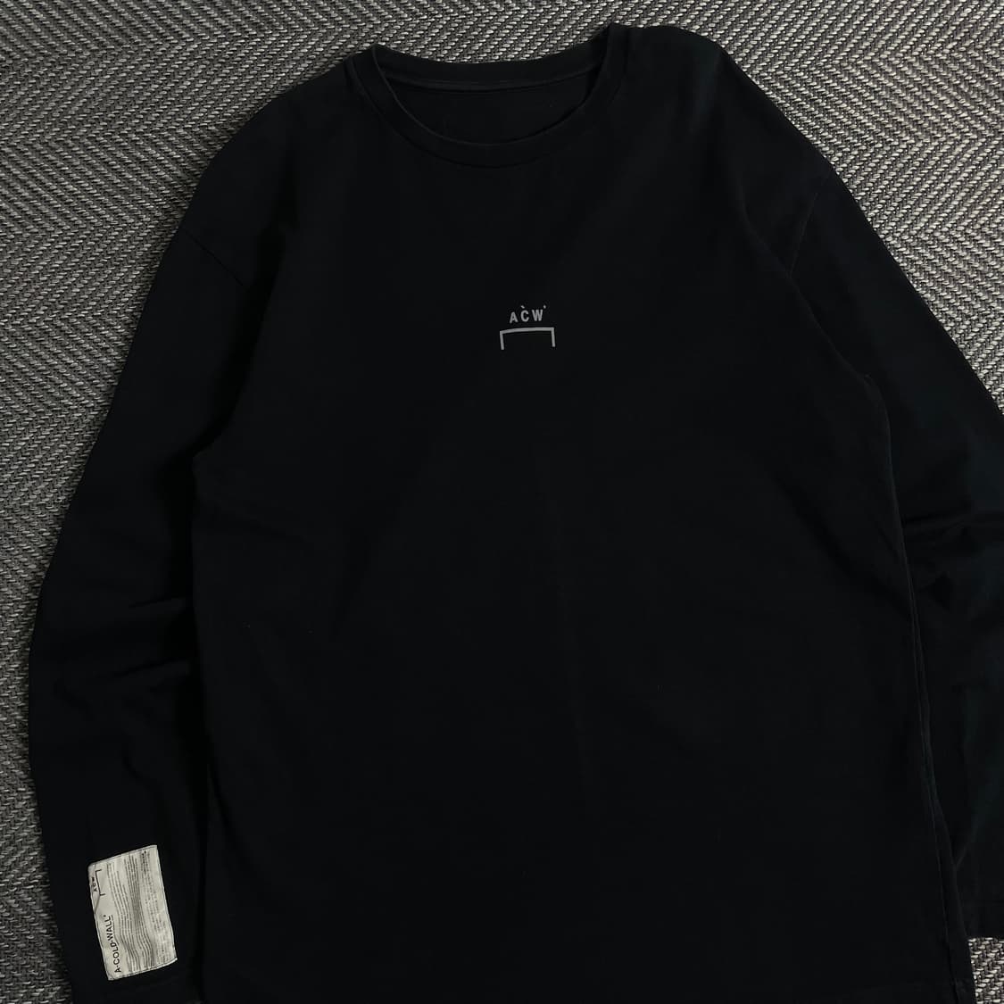 어콜드월 센터로고 박시핏 롱슬리브 티셔츠y 3088 상품이미지1