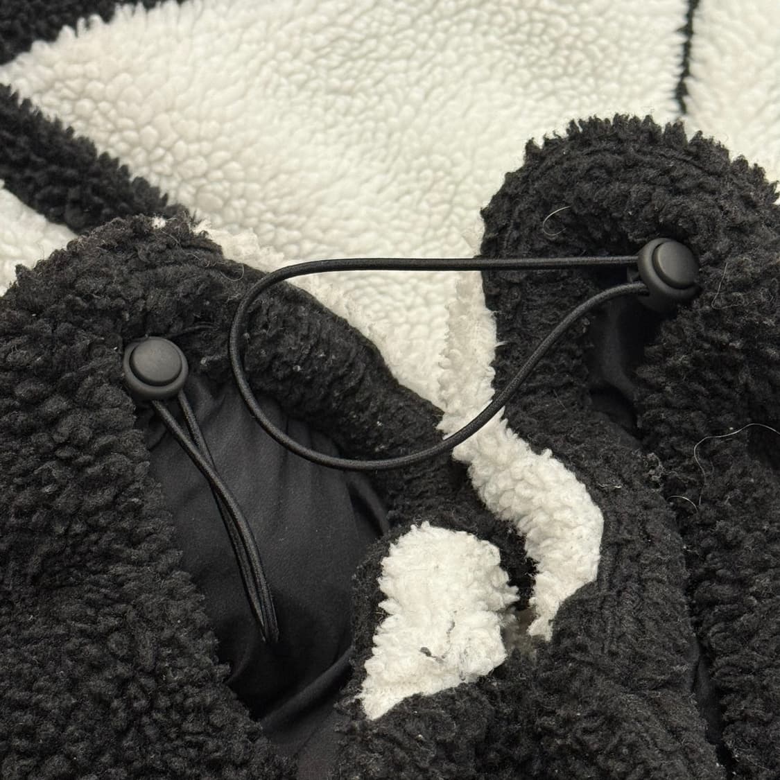 [정품/S] 아디다스 빅 로고 플리스 집업 블랙 b19 상품이미지8