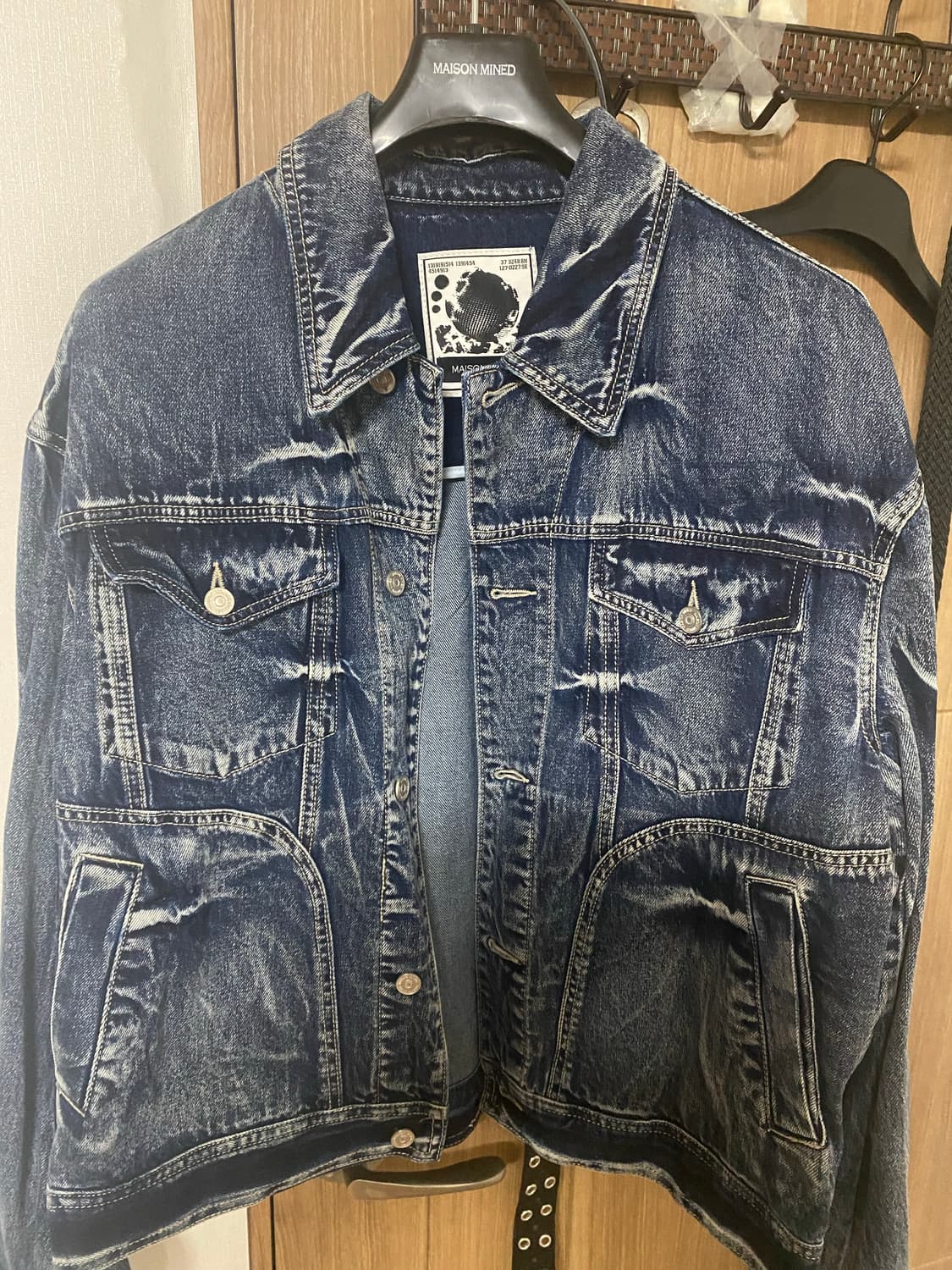 PINCH WIND DENIM TRUCKER BLUE 상품이미지1