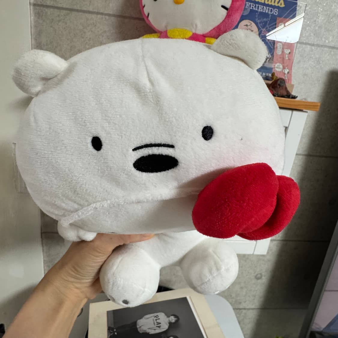 빈티지 고전 헬로키티x위베어베어스 콜라보 봉제인형 상품이미지4