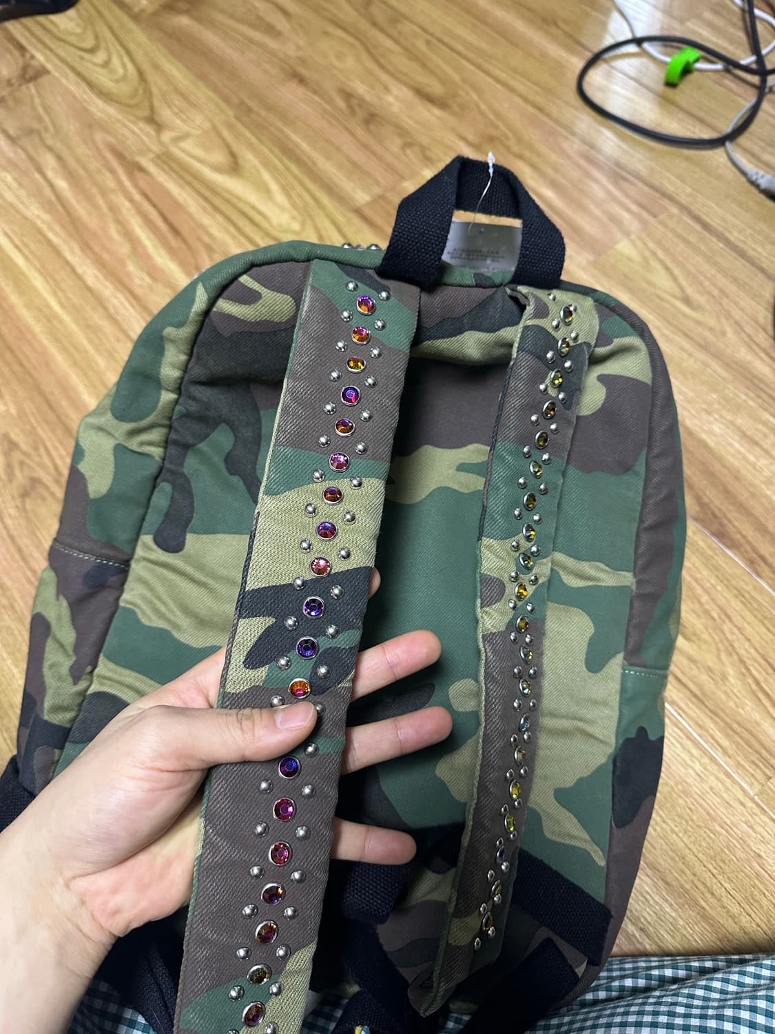 슈프림 X 비비사이먼 카모 데님 백팩 상품이미지2