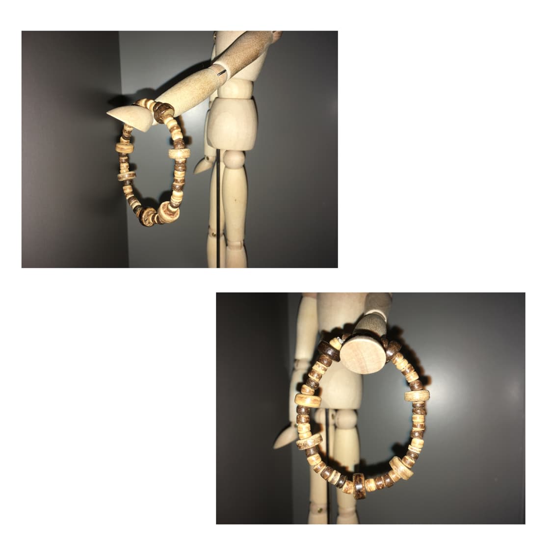 [악] 빈티지 우드 팔찌 상품이미지2