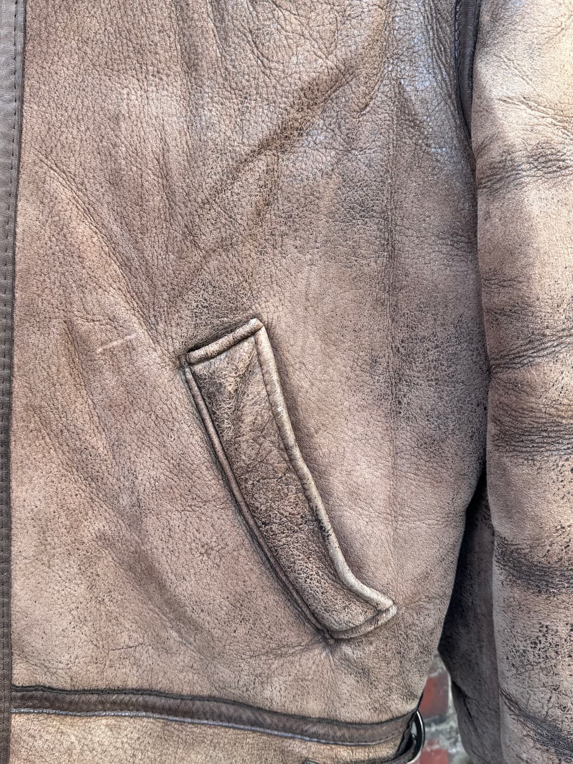 미공군 오리지널 양가죽 B-3 무스탕  상품이미지8