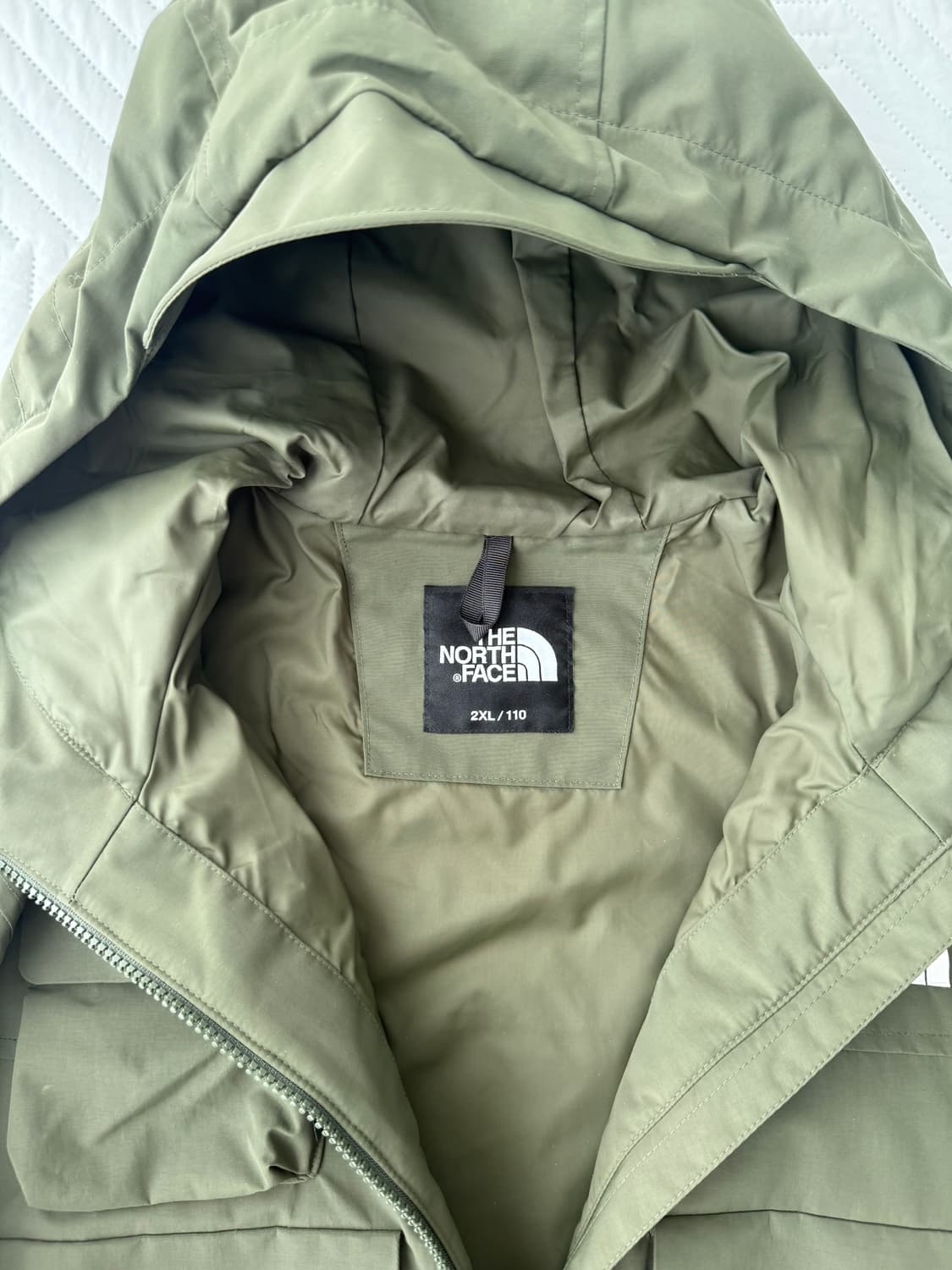 [2XL] 노스페이스 스토리지 워터프루프 자켓 다크카키 상품이미지5