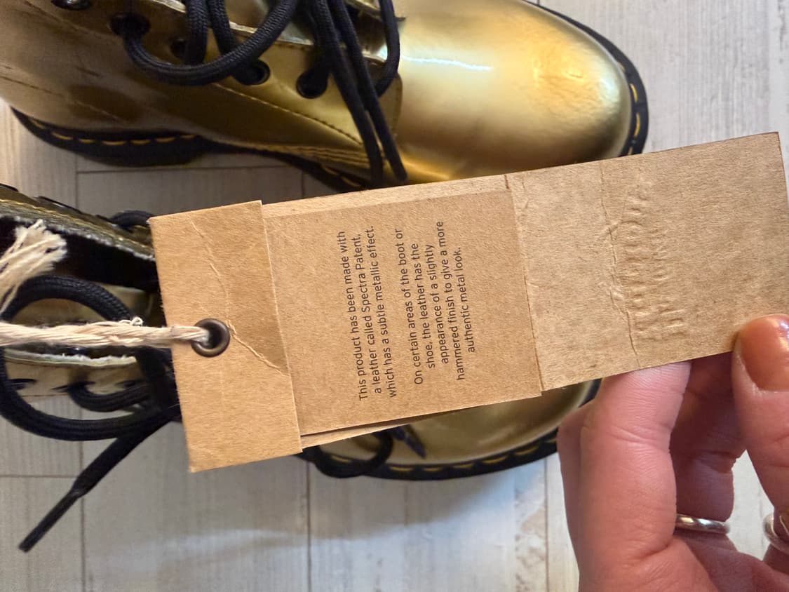 [새상품]닥터마틴 1460 Spectra Patent Gold 상품이미지10