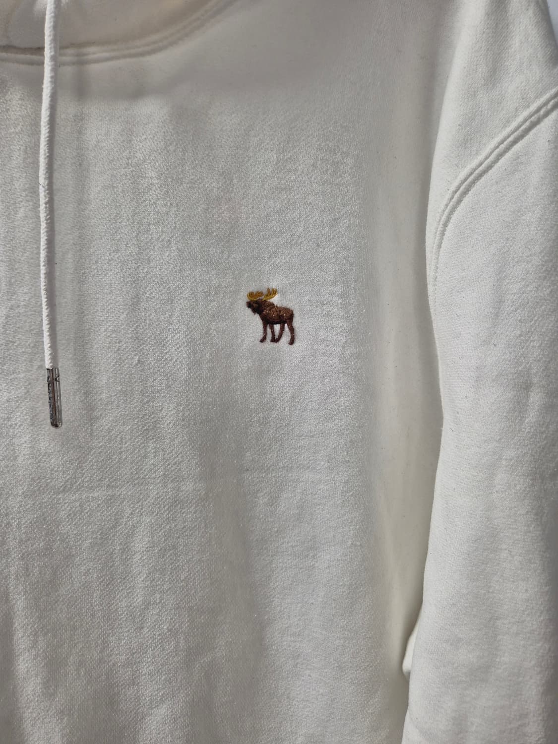 *무료배송* 아베크롬비 화이트 후드티 XL사이즈(상태A급) 상품이미지2