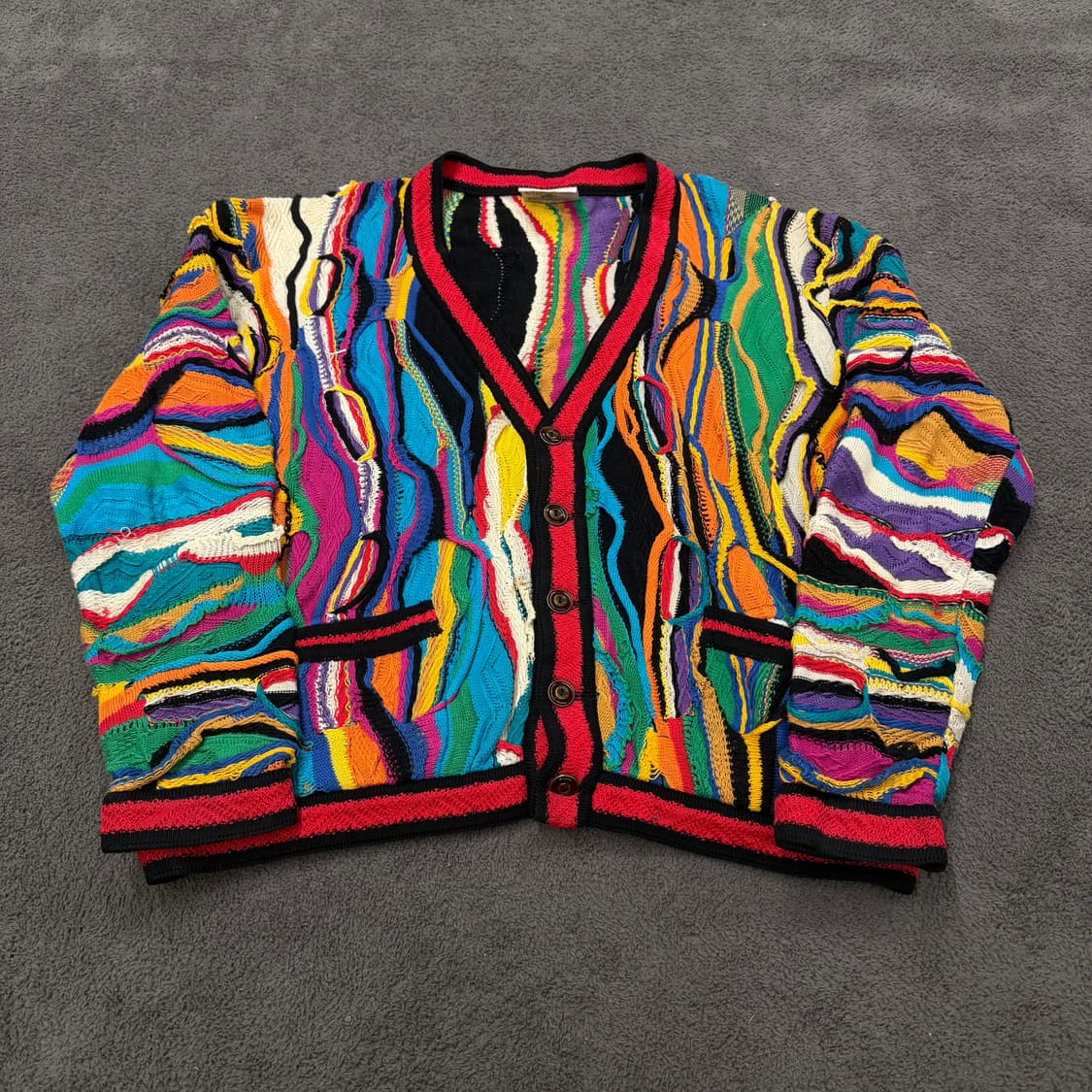 [ 정품/S ] 쿠지 빈티지 케이블 니트 가디건 상품이미지2