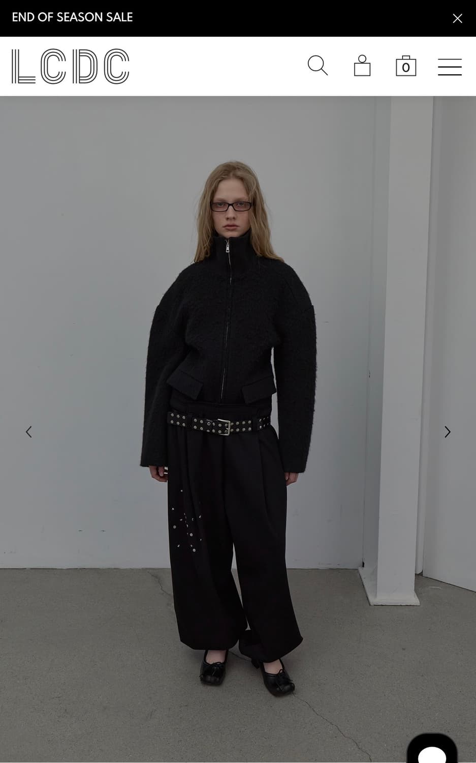 LCDC BOUCLE JACKET (BLACK) 상품이미지2