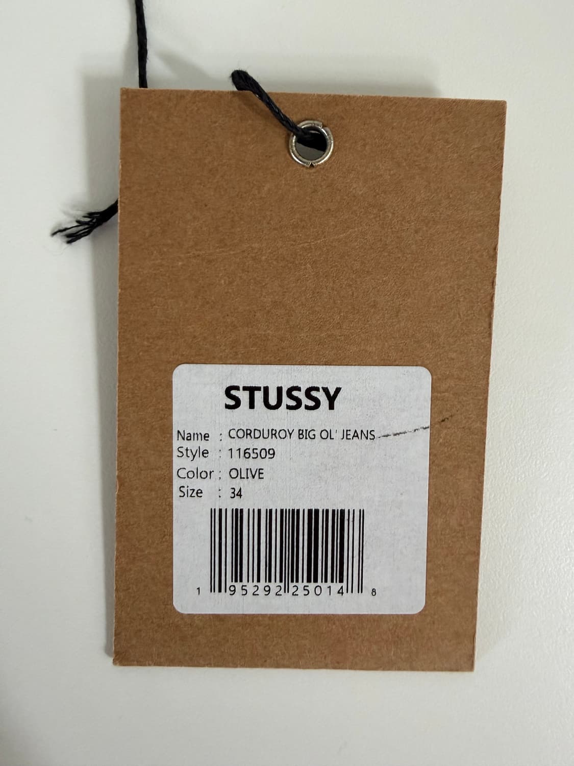 [34] 스투시 코듀로이 빅 올 진 올리브 상품이미지6