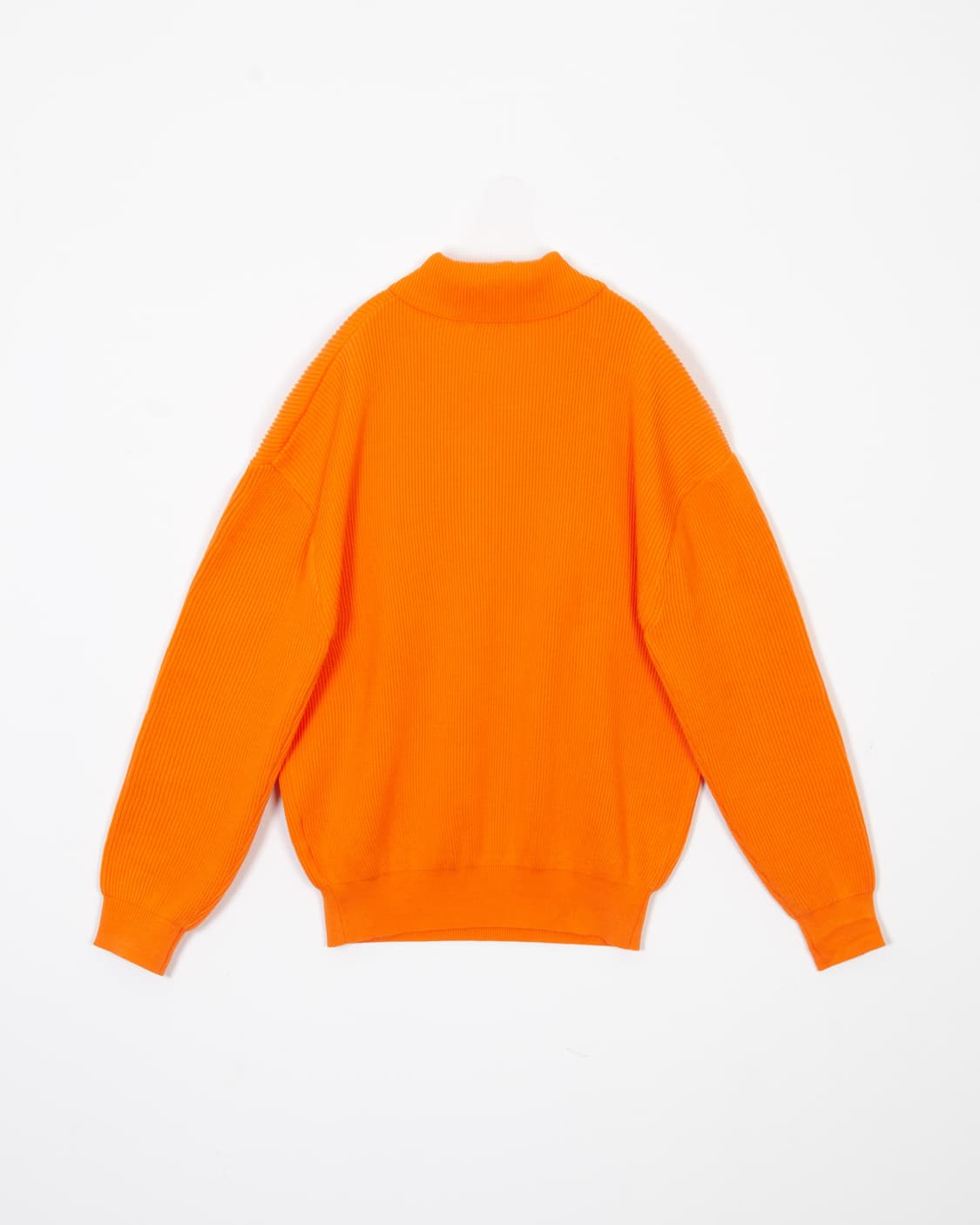 마티스 더 큐레이터 오렌지 니트집업 상품이미지2