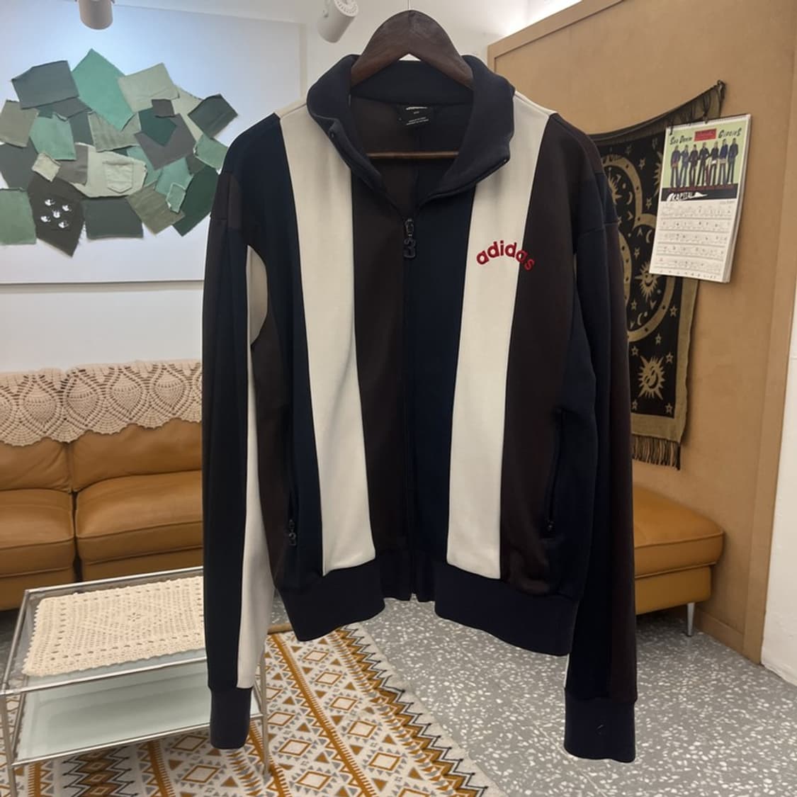 아디다스 올드스쿨 레트로 스트라이프 져지 집업 105 C10776 상품이미지3