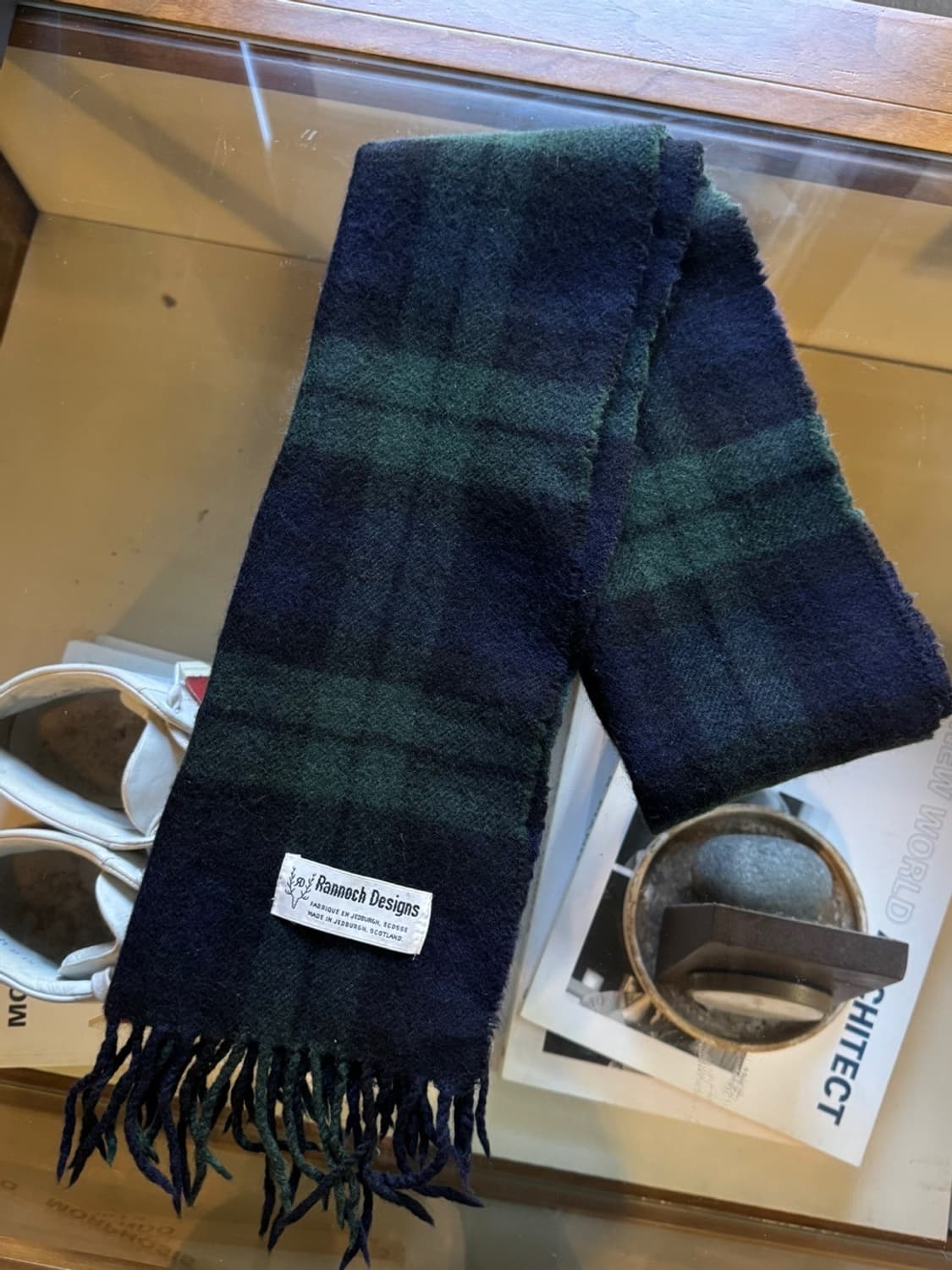 RANNOCH DESIGNS 블랙와치 램스울 머플러 상품이미지1