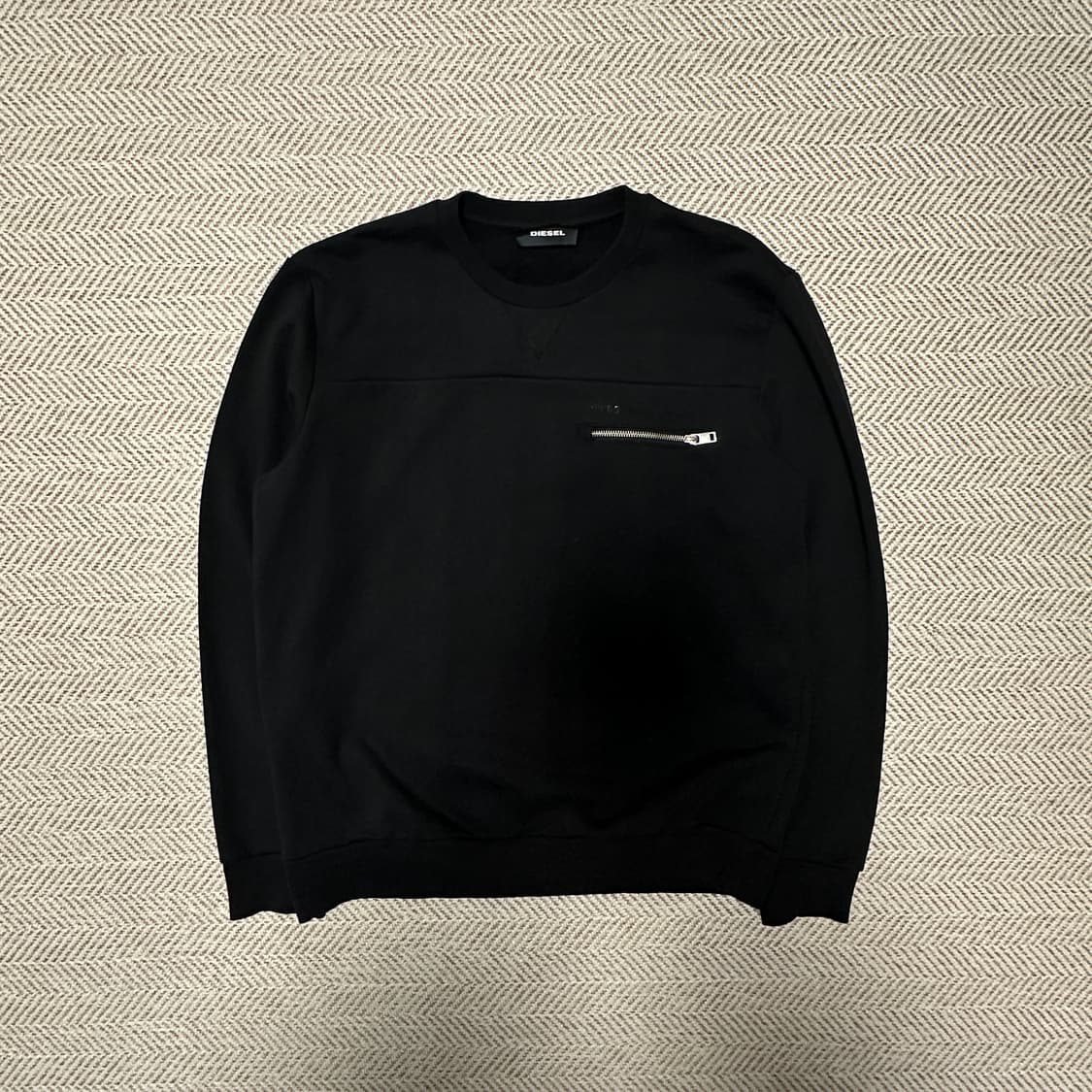 DIESEL sweatshirt black 상품이미지1