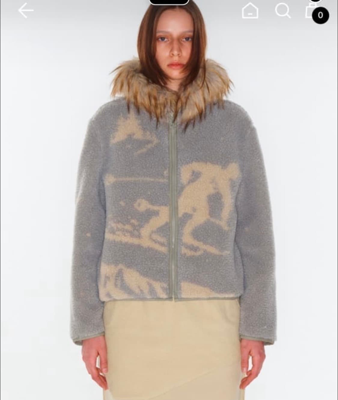 오픈와이와이 스키 플리스 후드 자켓 민트 상품이미지1