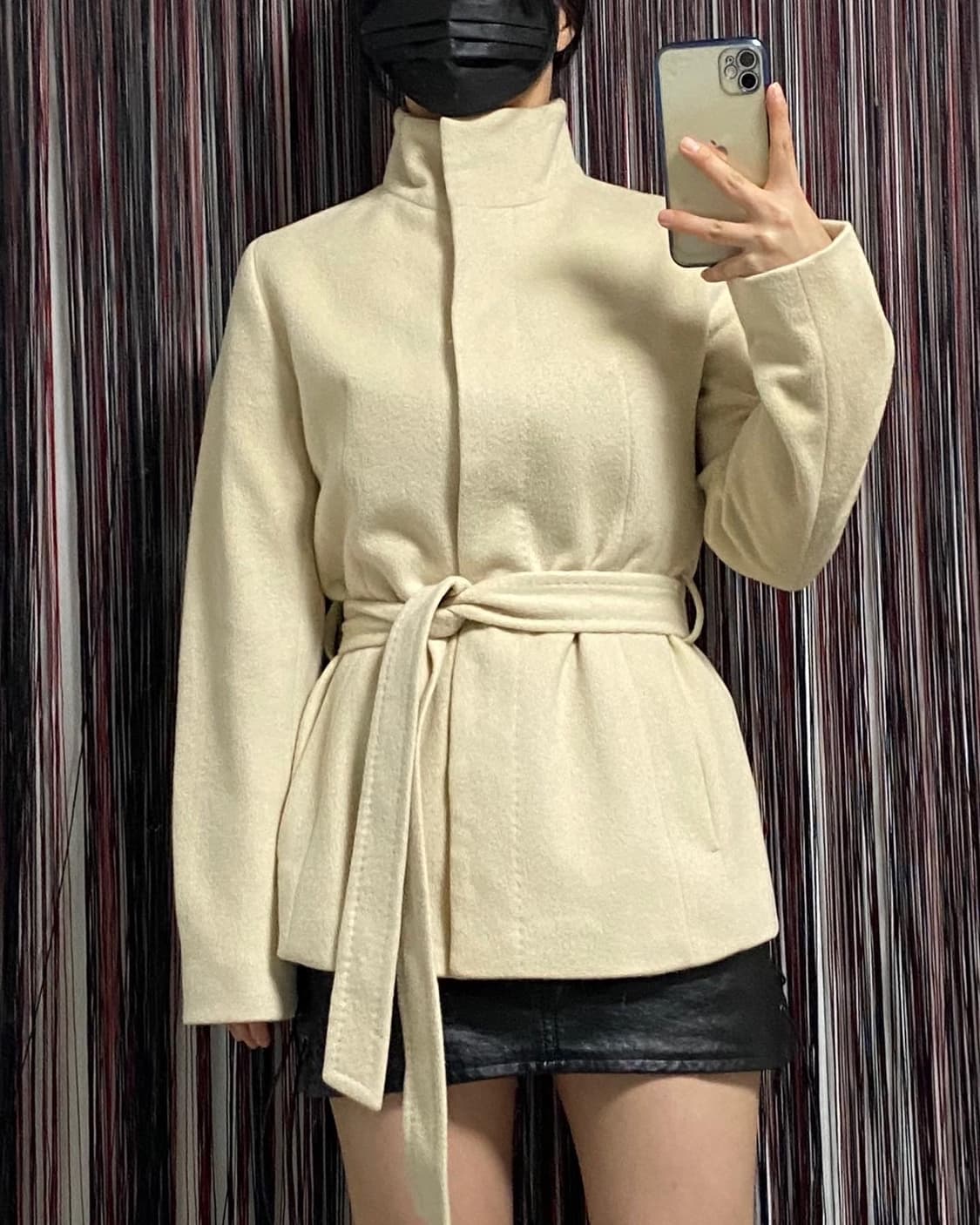 Japan) 앙고라 케시미어 숏 코트 ✔️𝙎 상품이미지5