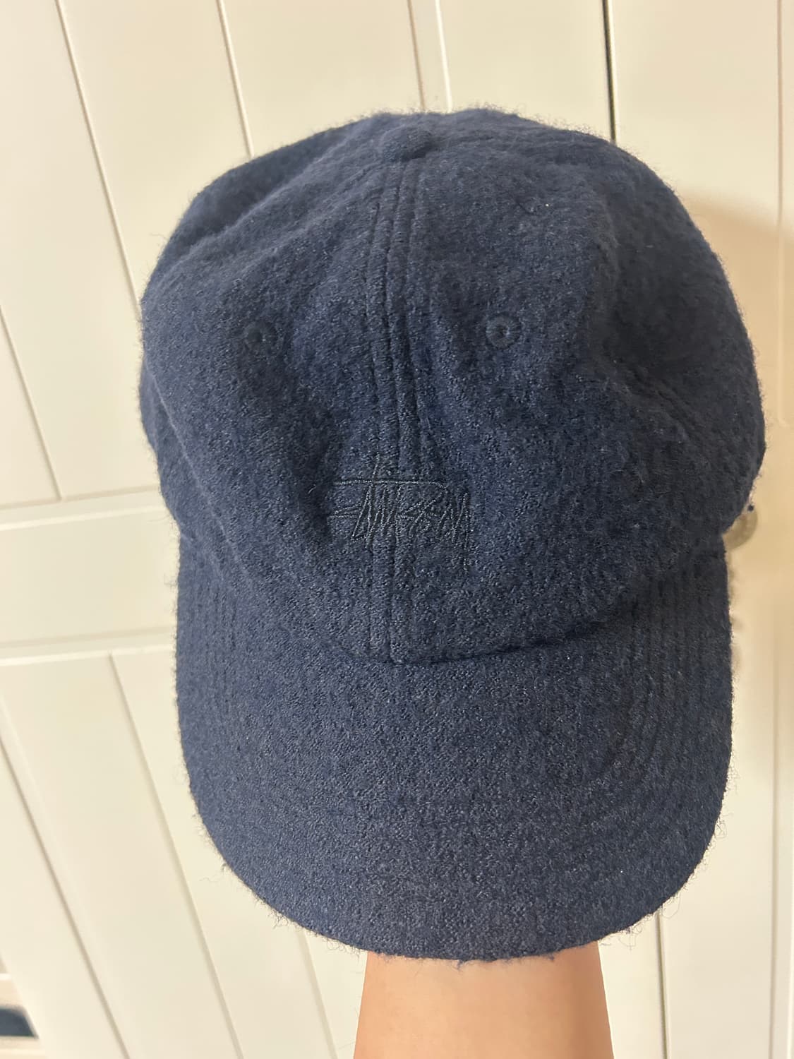 스투시 낮은 캡 모자 네이비 상품이미지2