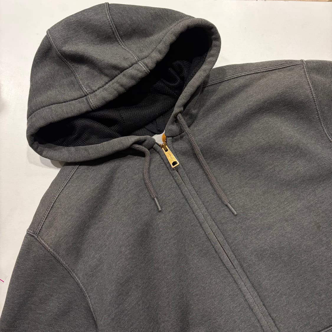 [S] 칼하트 레인디펜더 후드 집업 회색 그래이 D3 상품이미지3