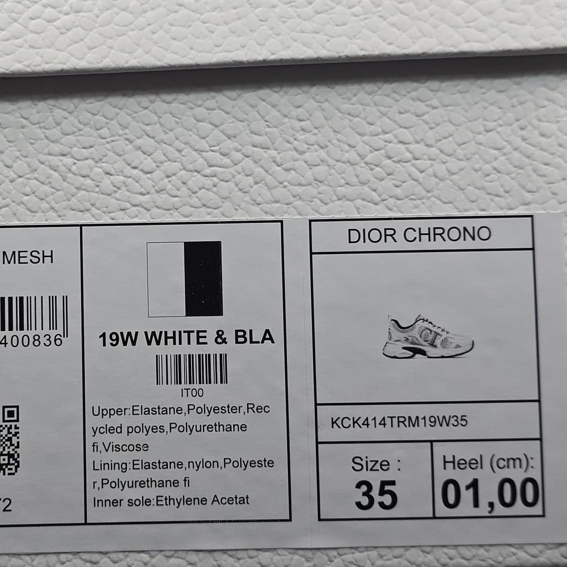 디올 크로노 스니커즈 ( 225 ) 상품이미지8