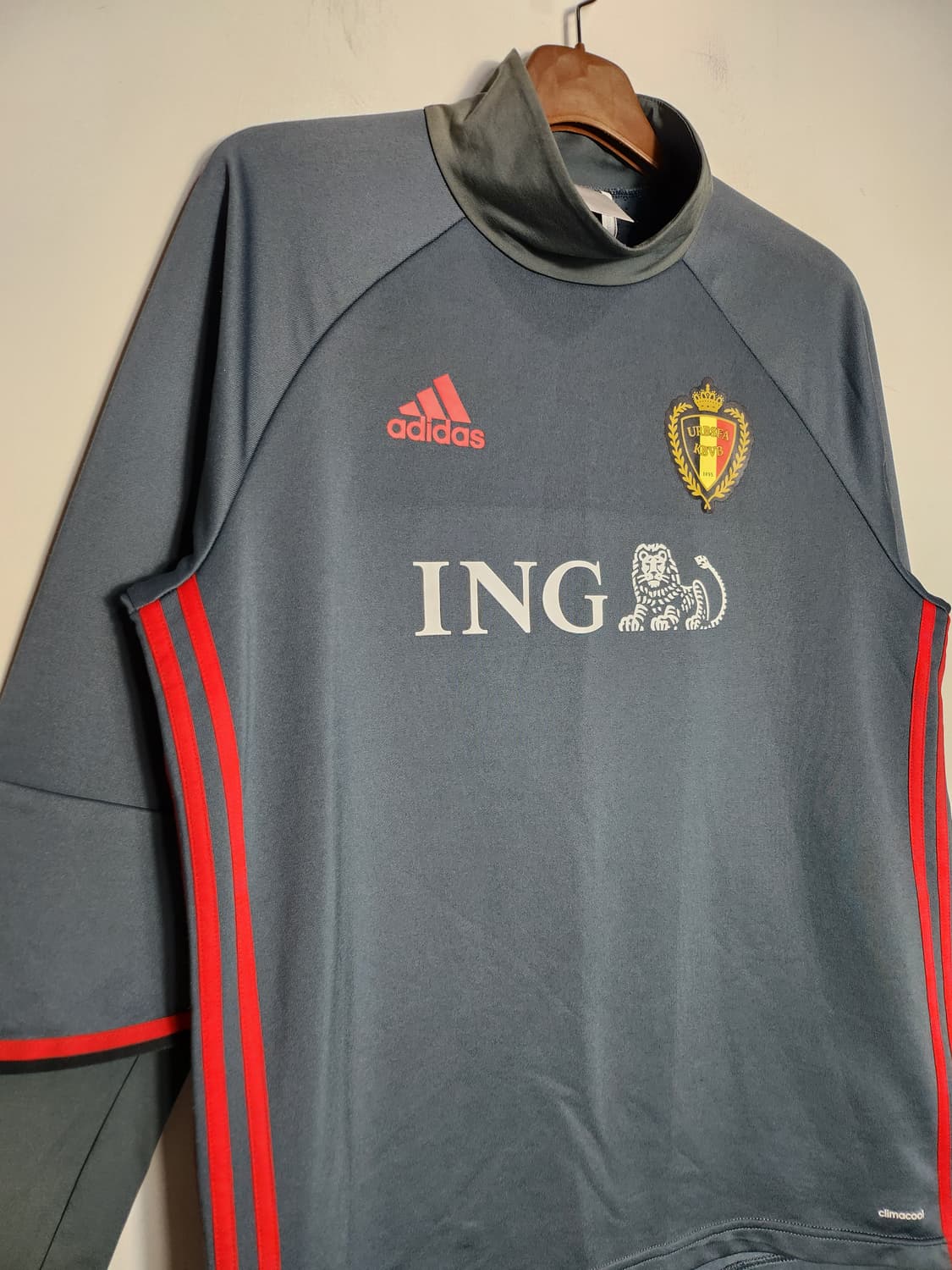 아디다스 벨기에 축구 국가대표 트레이닝 탑 상품이미지2