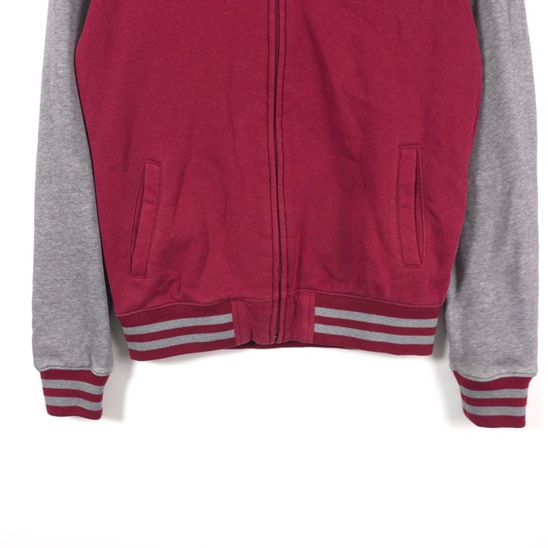 디키즈 배색 후드집업 와인그레이 S 상품이미지4