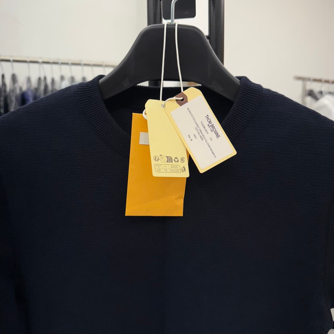 [새상품급/40] 톰브라운 밀라노스티치 금장 니트  상품이미지2