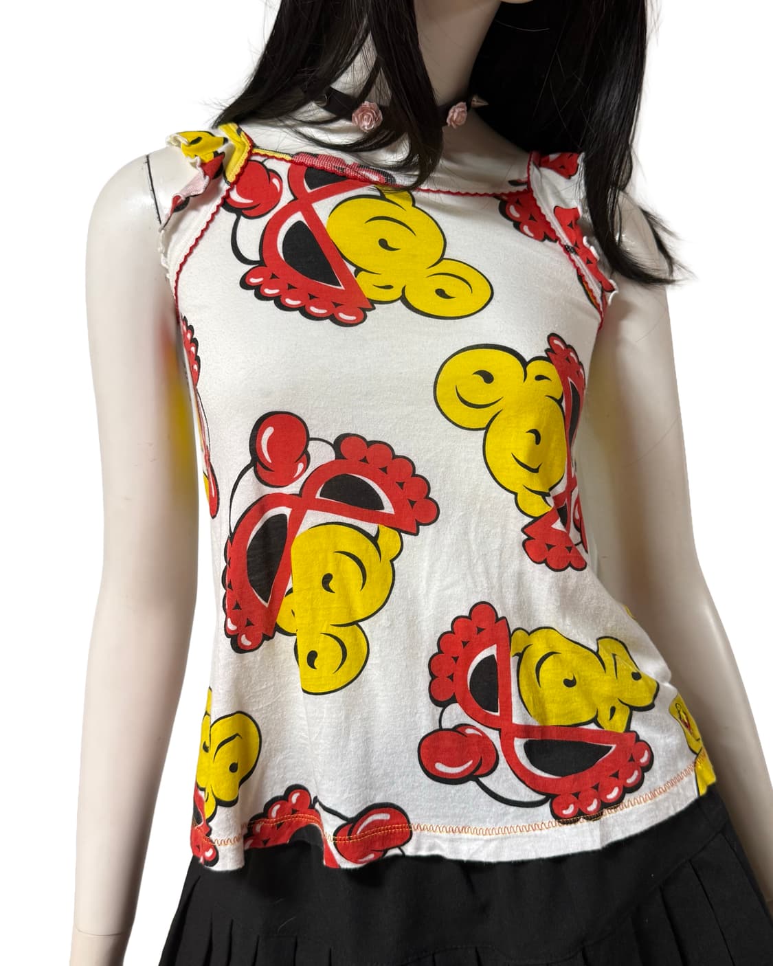 히스테릭 글래머 미니 프릴 y2k 슬리브리스 상품이미지4