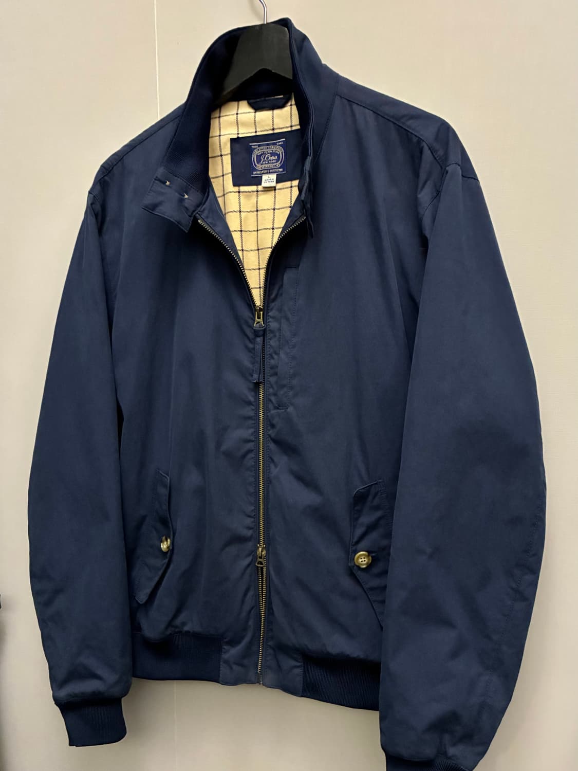 (L/103)J.Crew 제이크루 코튼 나일론 해링턴자켓 바라쿠타 상품이미지2