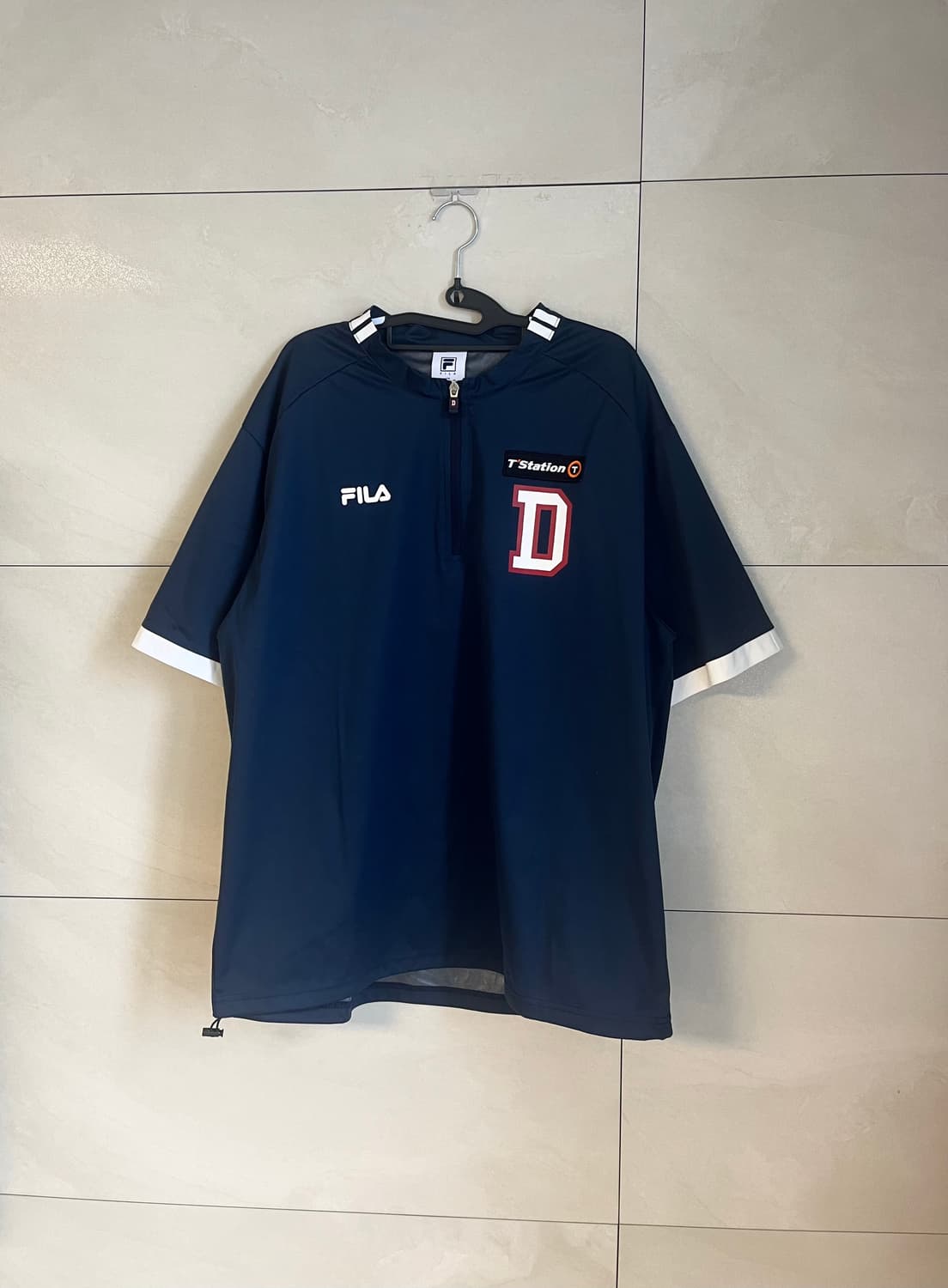 [2XL] 두산베어스 필라 휠라 아노락 야구 반팔 바람막이  상품이미지6