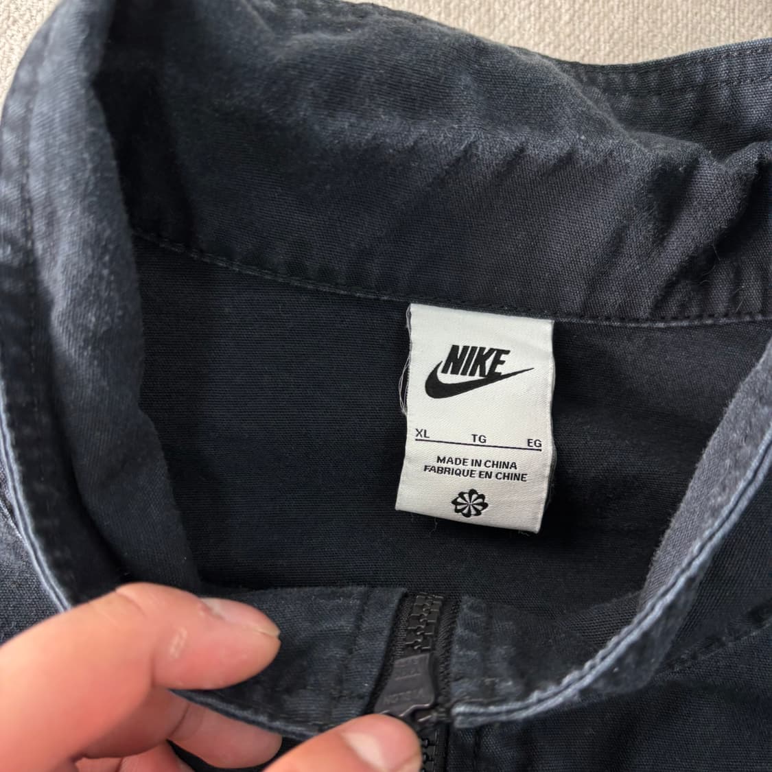 100 나이키 신형 코튼 빅로고 아노락 자켓  상품이미지4