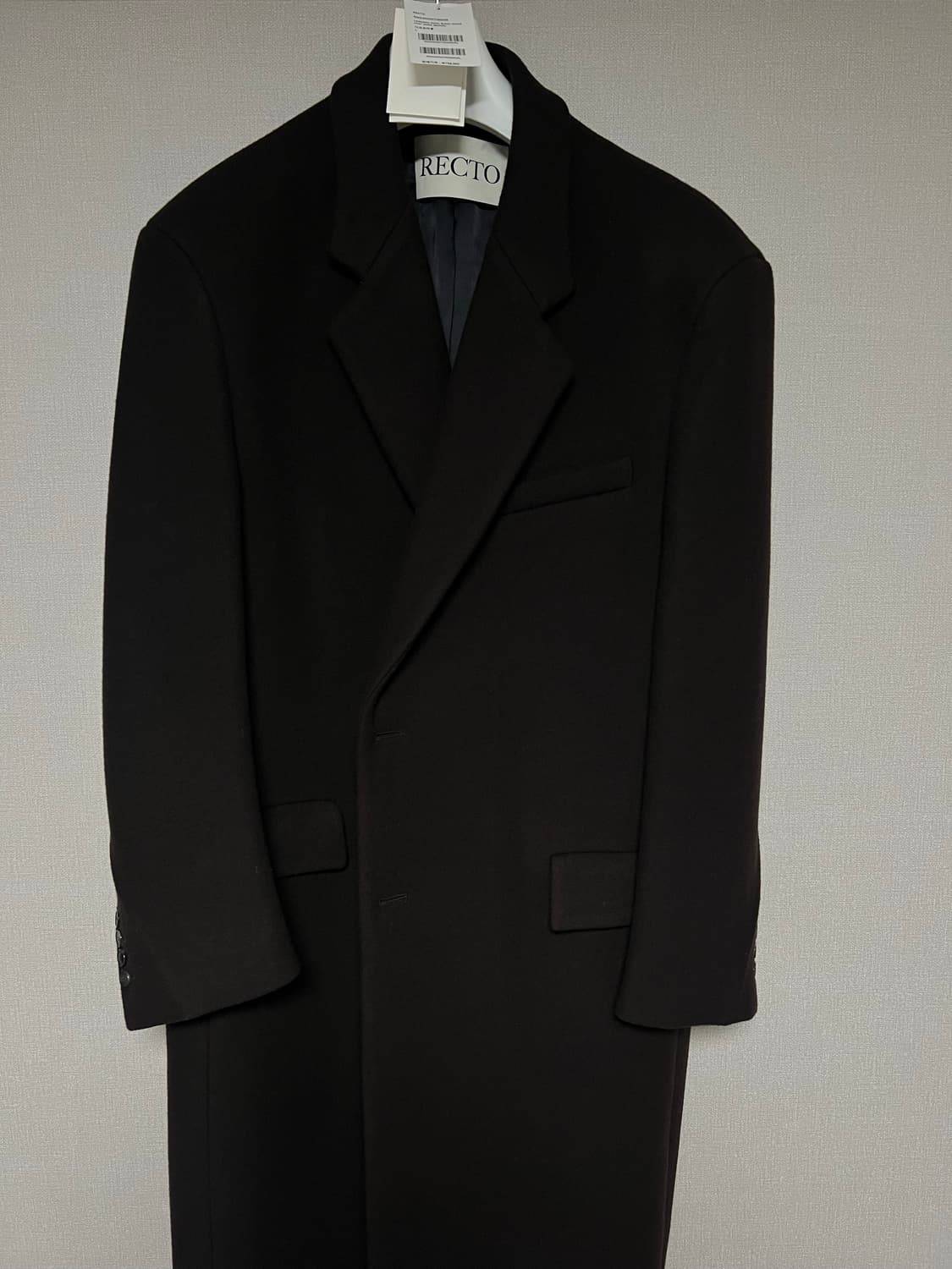 [L]렉토 타스마니아 코트 다크브라운 상품이미지3