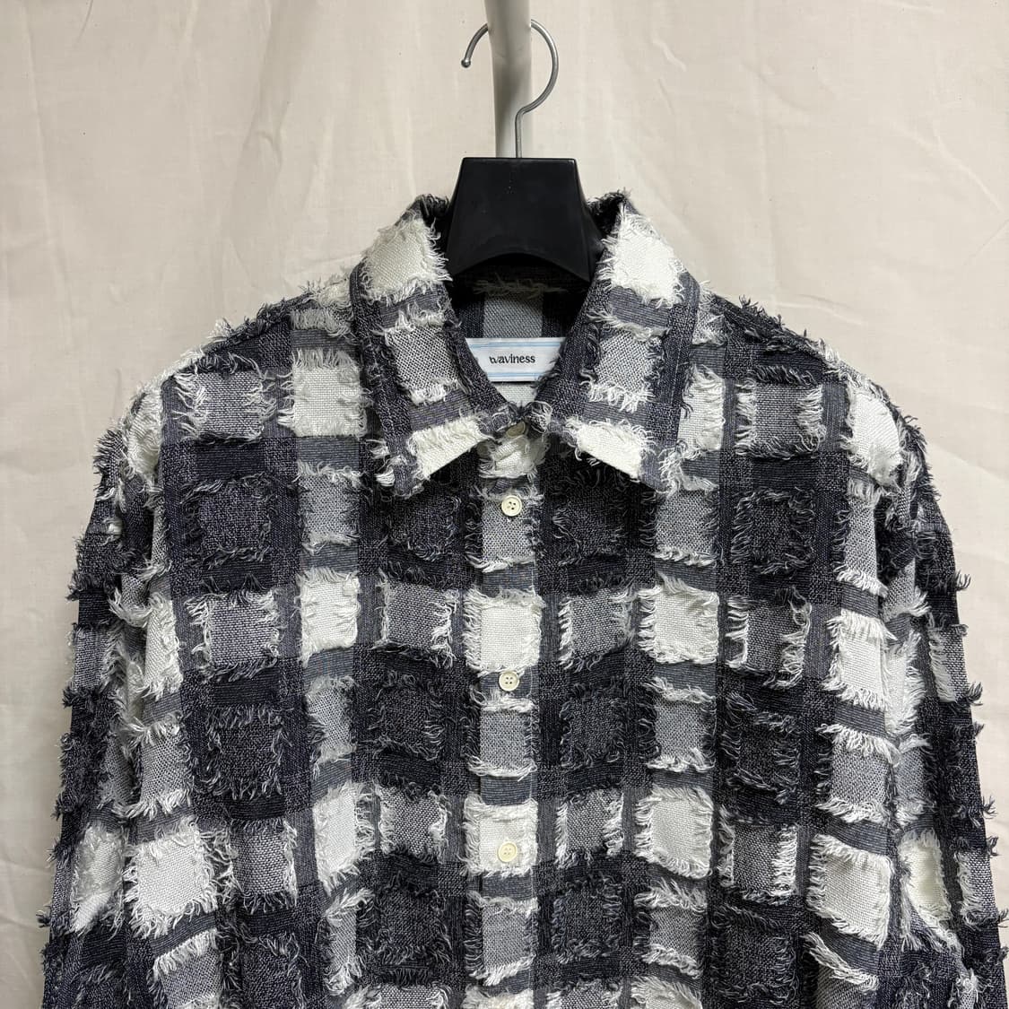 웨이비니스 프린지 테슬 체크셔츠 / 2 상품이미지2