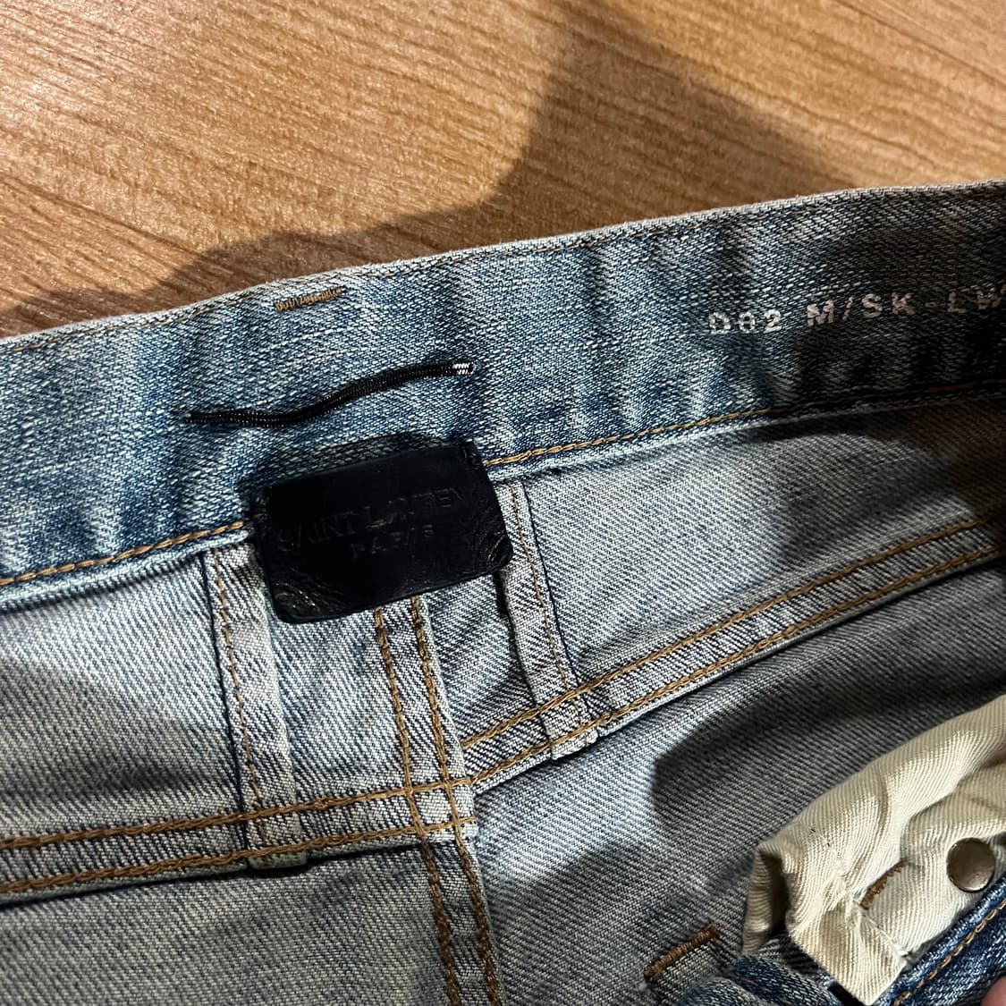 [29-30] 생로랑 디스 연청바지 상품이미지8