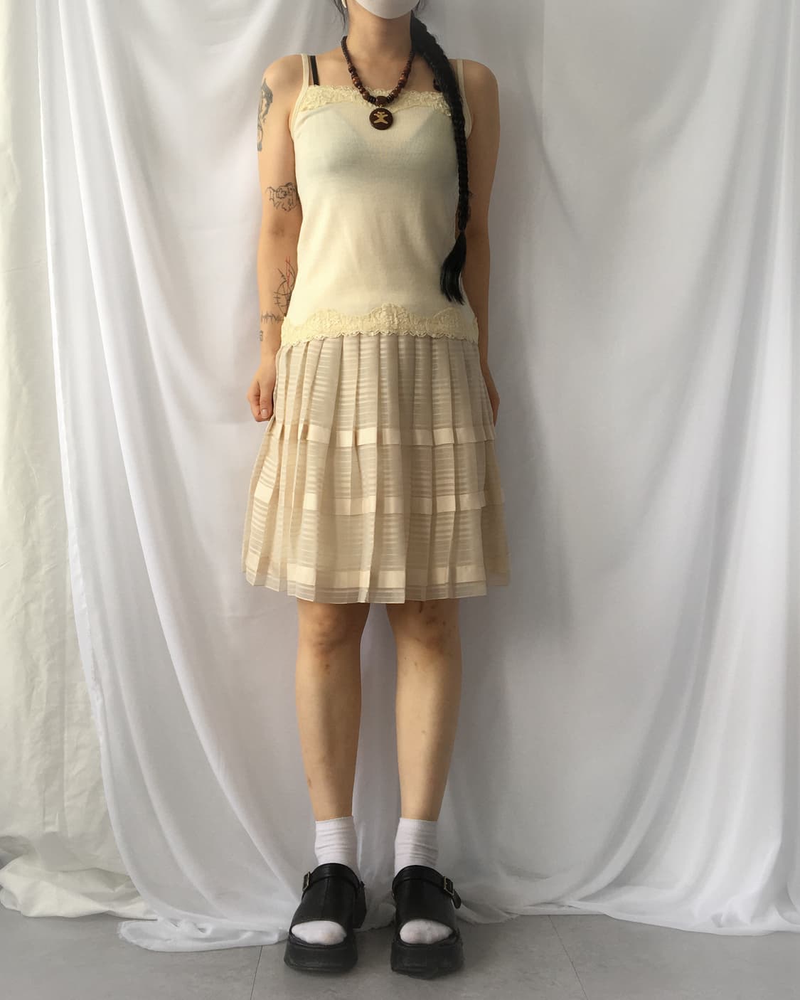Kumikyoku sleeveless cardigan set up 상품이미지8