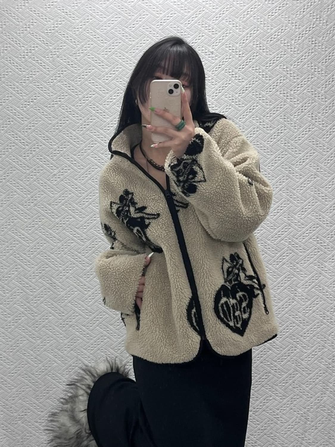 에스이오 레트로 러블리힙 양털 후리스 자켓 1 C08940 상품이미지1