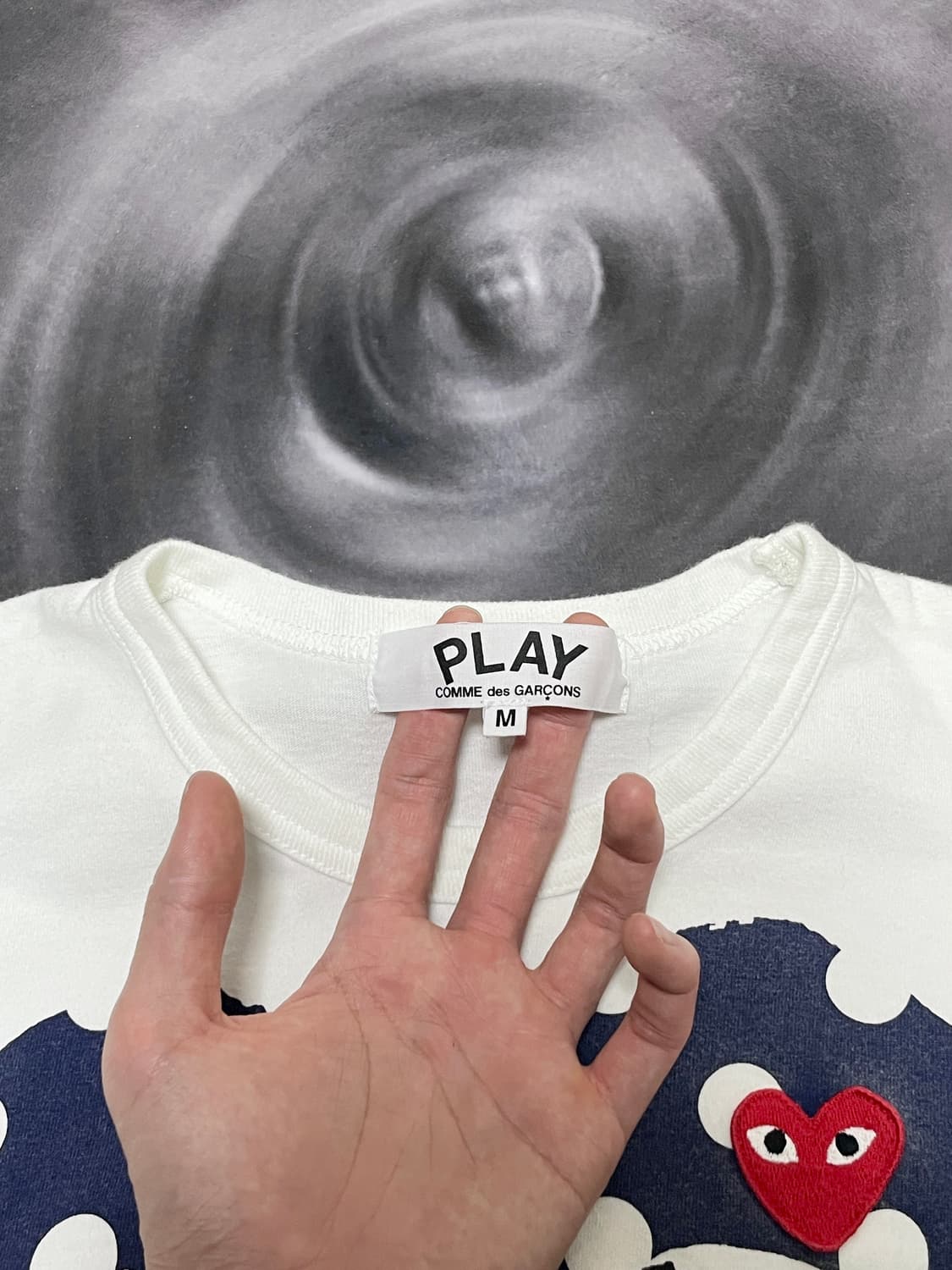 AD2020 Dots Heart Wappen T-shirt 상품이미지3