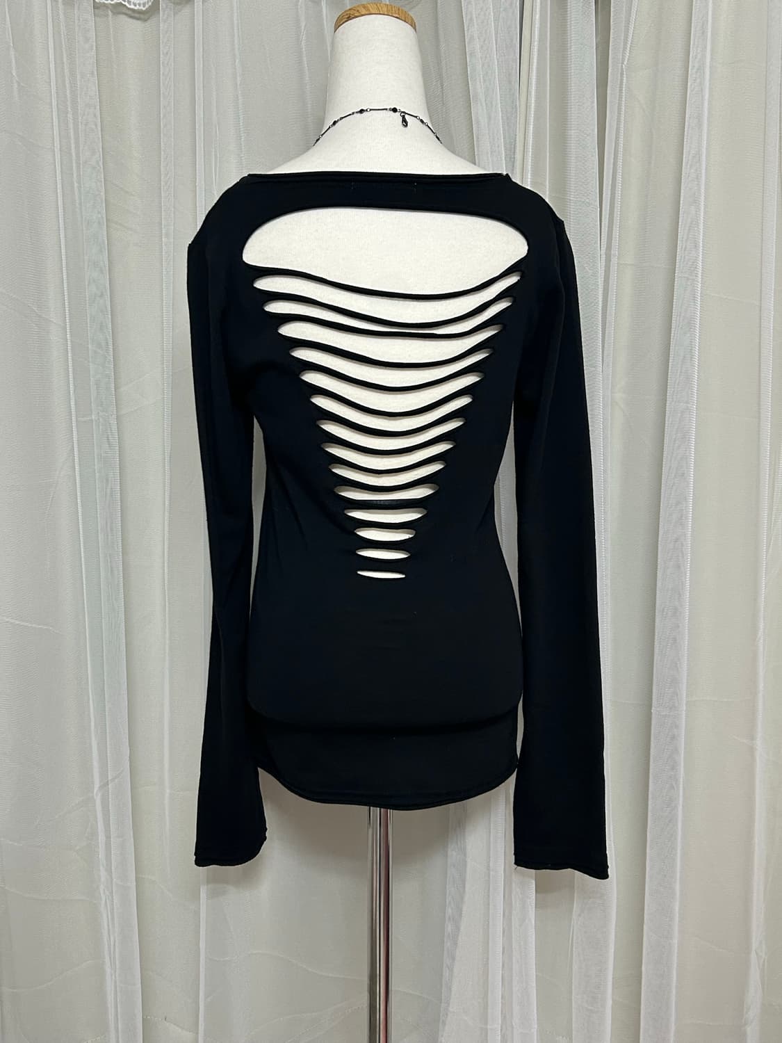 Park girl 펑크 그런지 데미지 롱슬리브 고스고딕 상품이미지3