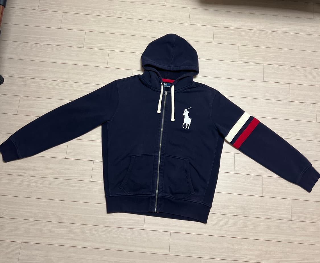 폴로 랄프로렌 네이비 후드집업 XL / 빅포니 로고 상품이미지3