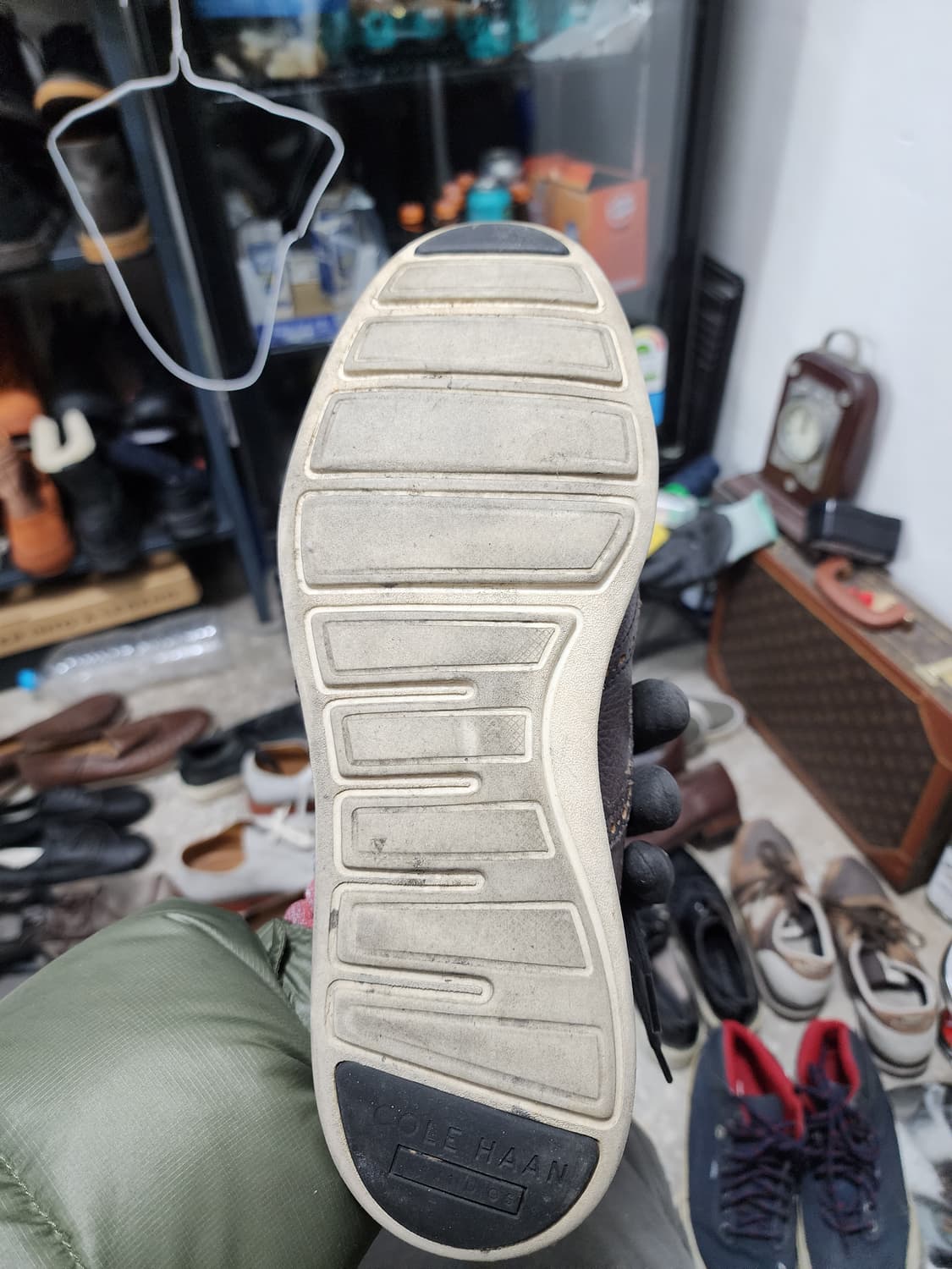 콜한 브라운 윙팁 남성 구두 상품이미지5