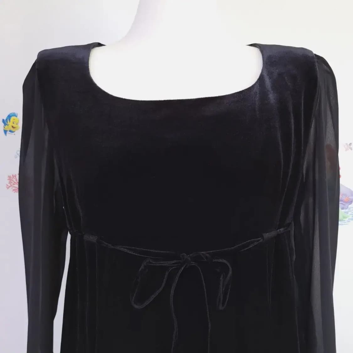 프란체스카 블랙 벨벳원피스 상품이미지4