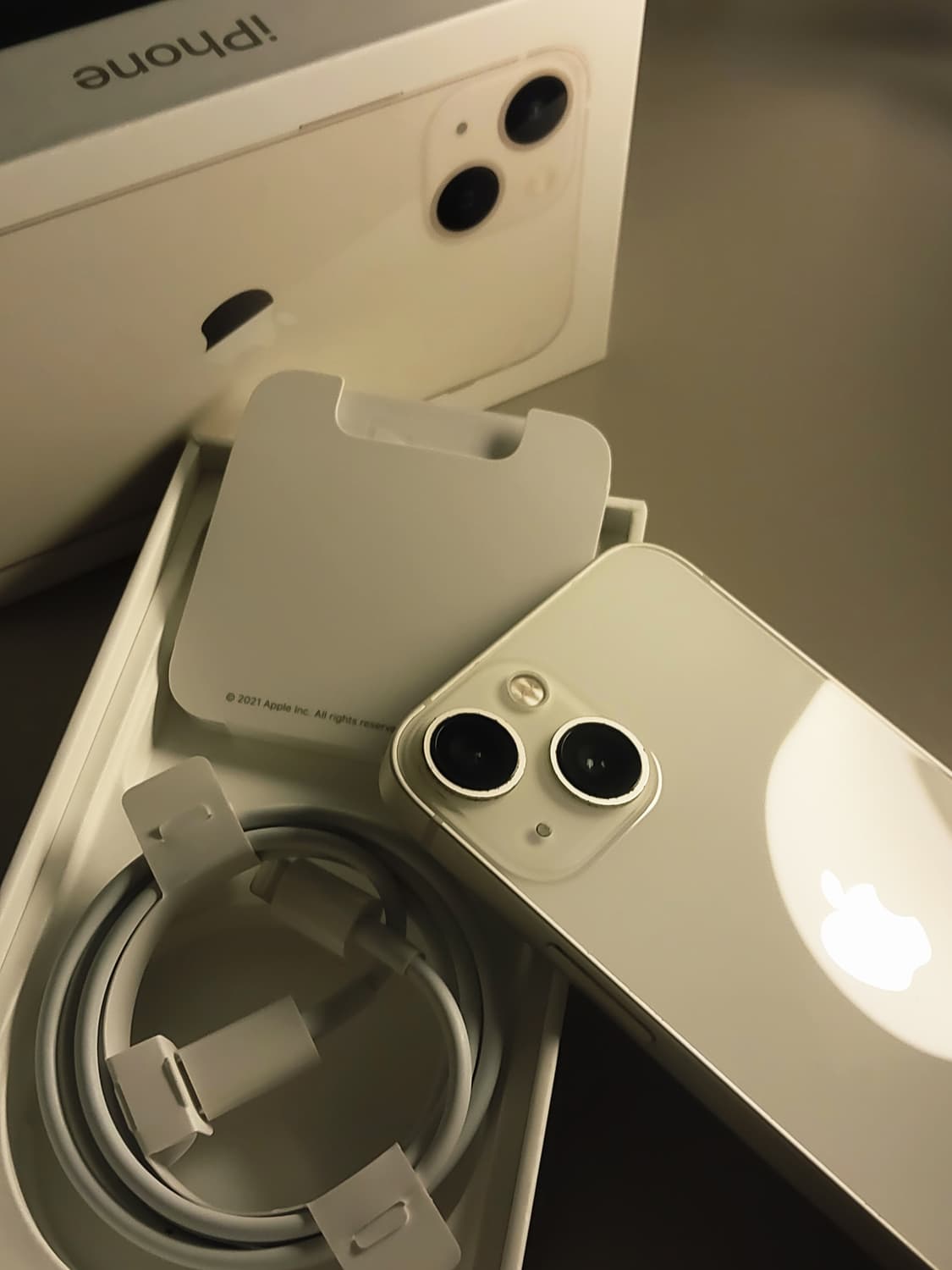 아이폰 13 미니 화이트128GB 풀박스 무하자 상품이미지1